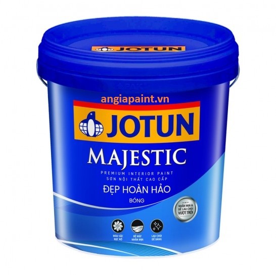 Một khối lượng công việc lớn như sơn nội thất có thể trở nên đơn giản hơn với sơn nước nội thất Jotun Majestic. Sản phẩm sẽ giúp cho ngôi nhà của bạn trở nên tươi mới và hoàn hảo.