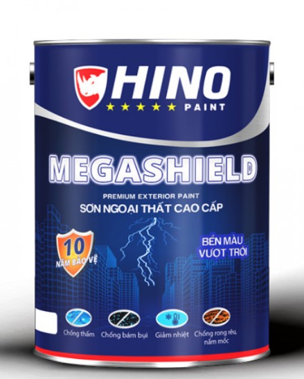 Sơn ngoại thất cao cấp Hino Megashield - Lon 1 lít