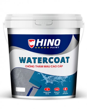 Sơn chống thấm màu cao cấp Hino Watercot - 5 lít