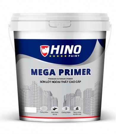 Sơn lót ngoại thất cao cấp Hino Mega Primer - 18 lít